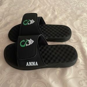 Velcro Slides (Anna Print)